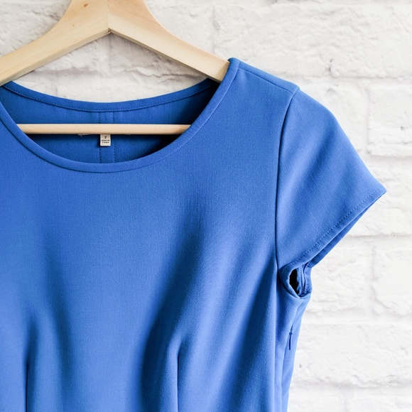 Madewell Tailored Minidress in Blue - Picture 4 of 8